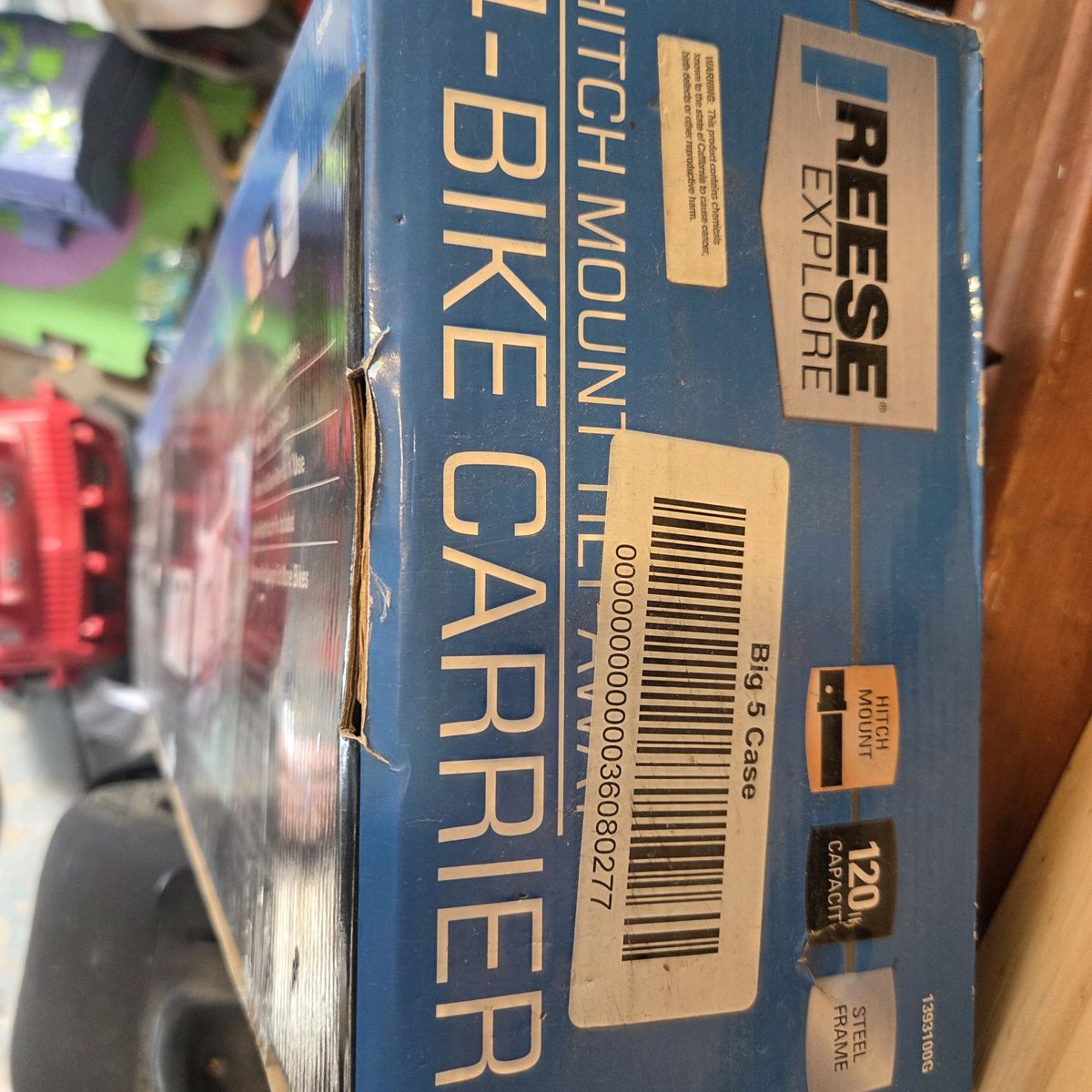 Hitch mount bike carrier