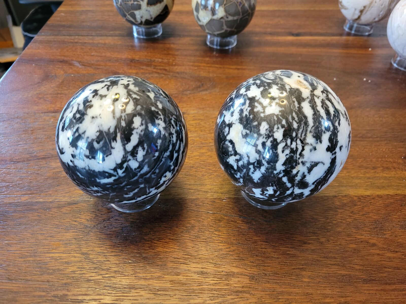 Zebra Stone Sphere