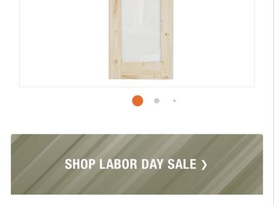Brand new! 18 in. x 80 in. 1-Lite Tempered Frosted Glass Unfinished Solid Core Pine Wood Interior Door Slab