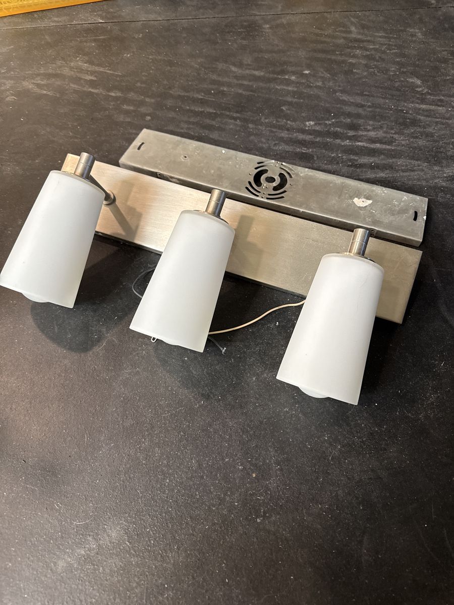 Crate and Barrel bathroom vanity light