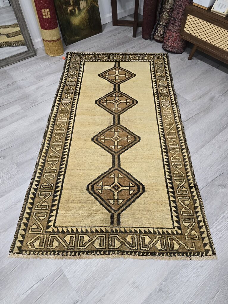 Antique Persian Gabbeh Wool Rug