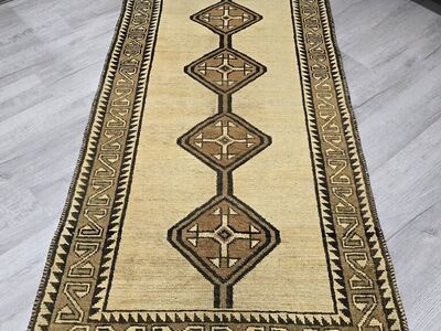 Antique Persian Gabbeh Wool Rug