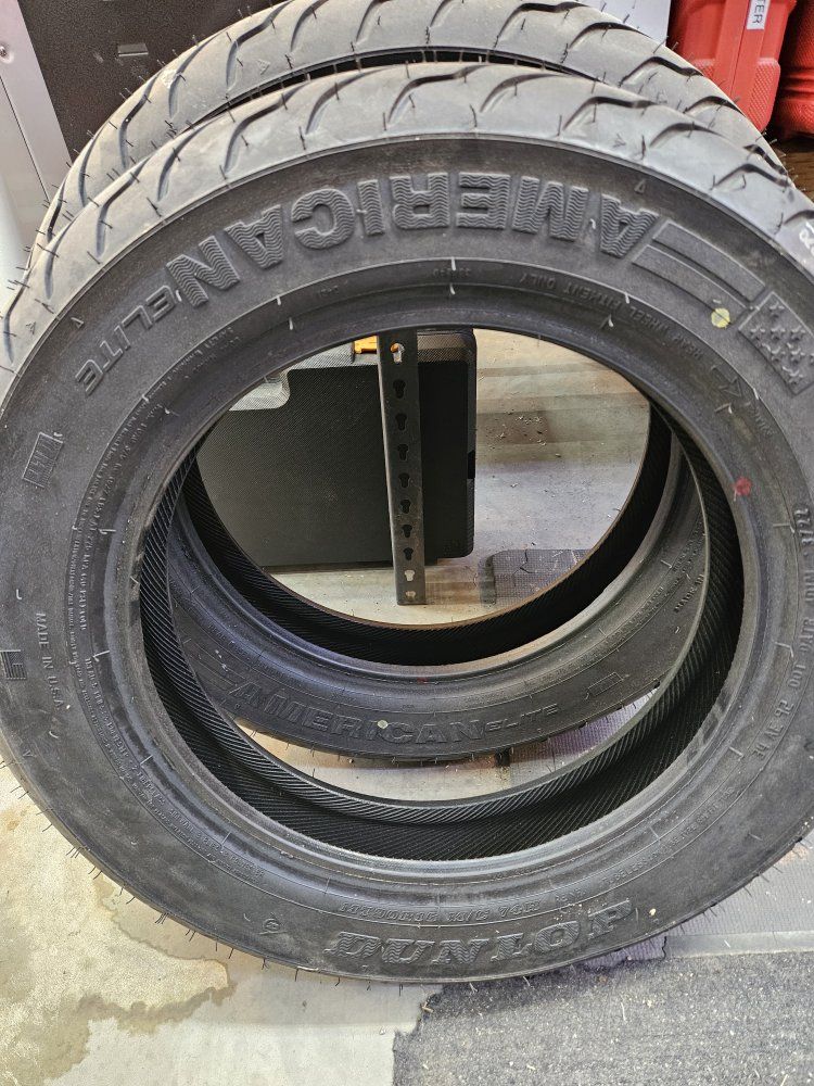 Dunlop American Elite MT90B16 tires