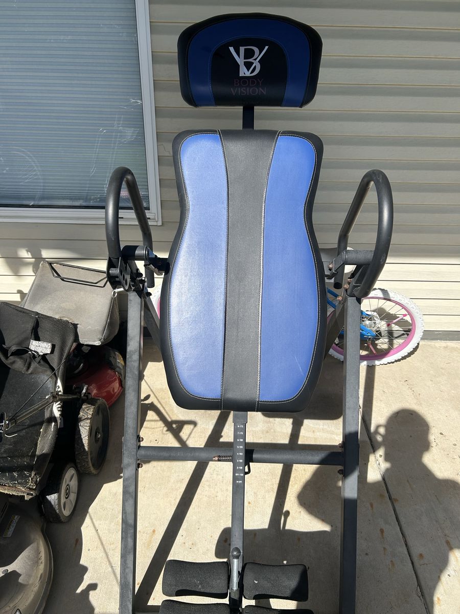 Body vision inversion table fitness equipment used