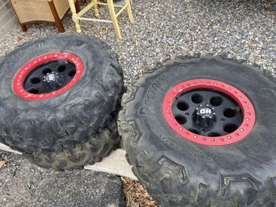 STI Beadlock Wheels on 32x10 Roctanes for RZR