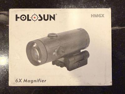 Holosun HM6X 6X Magnifier with Quick Release Mount. Brand New