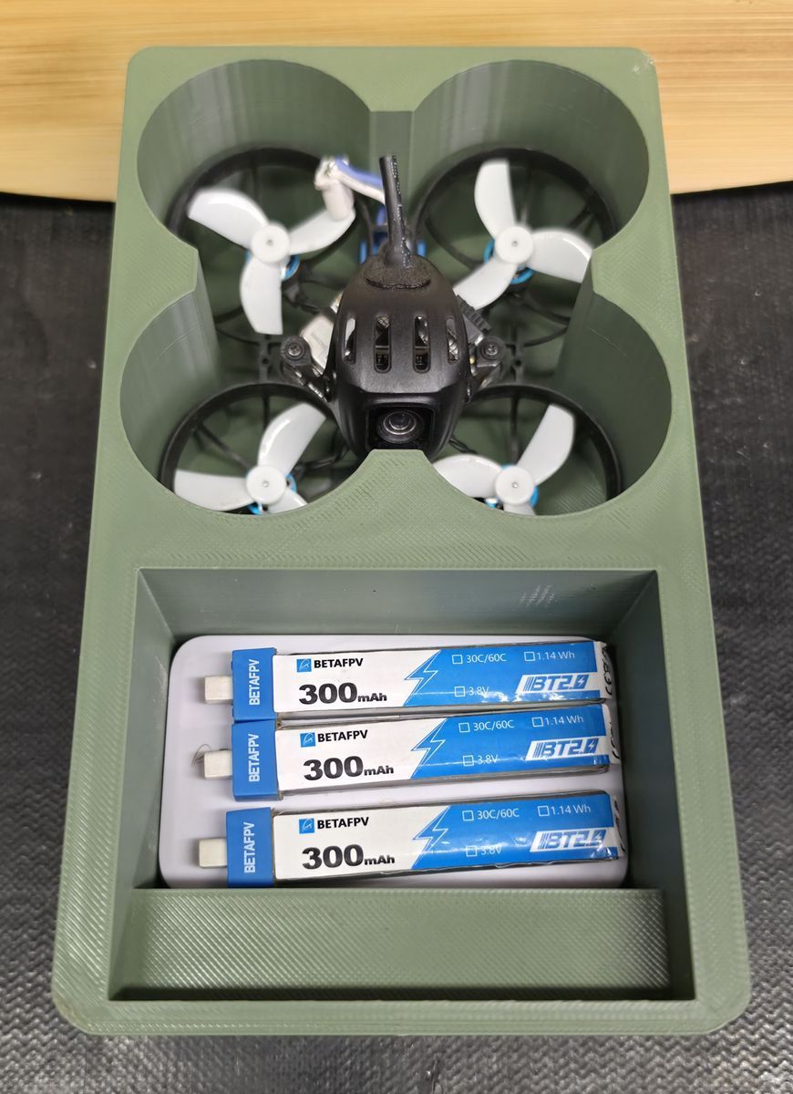 BETAFPV Meteor75 Pro Brushless Whoop FPV Drone Quadcopter with 300mAh Batteries