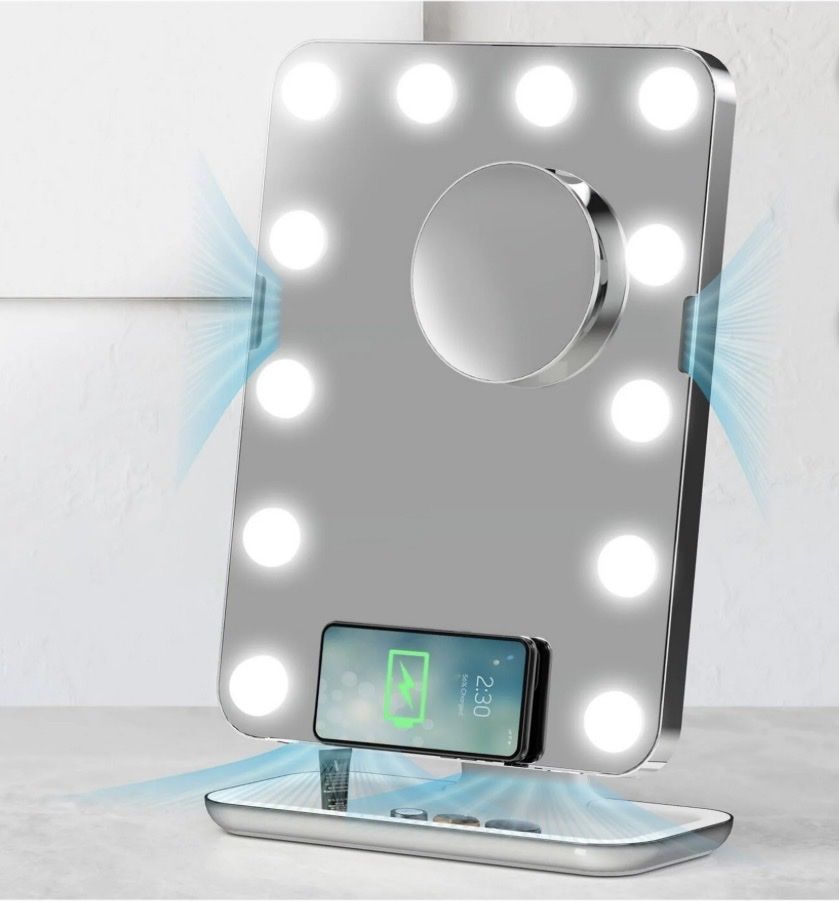 Sharper Image SpaStudio Hollywood Vanity Mirror