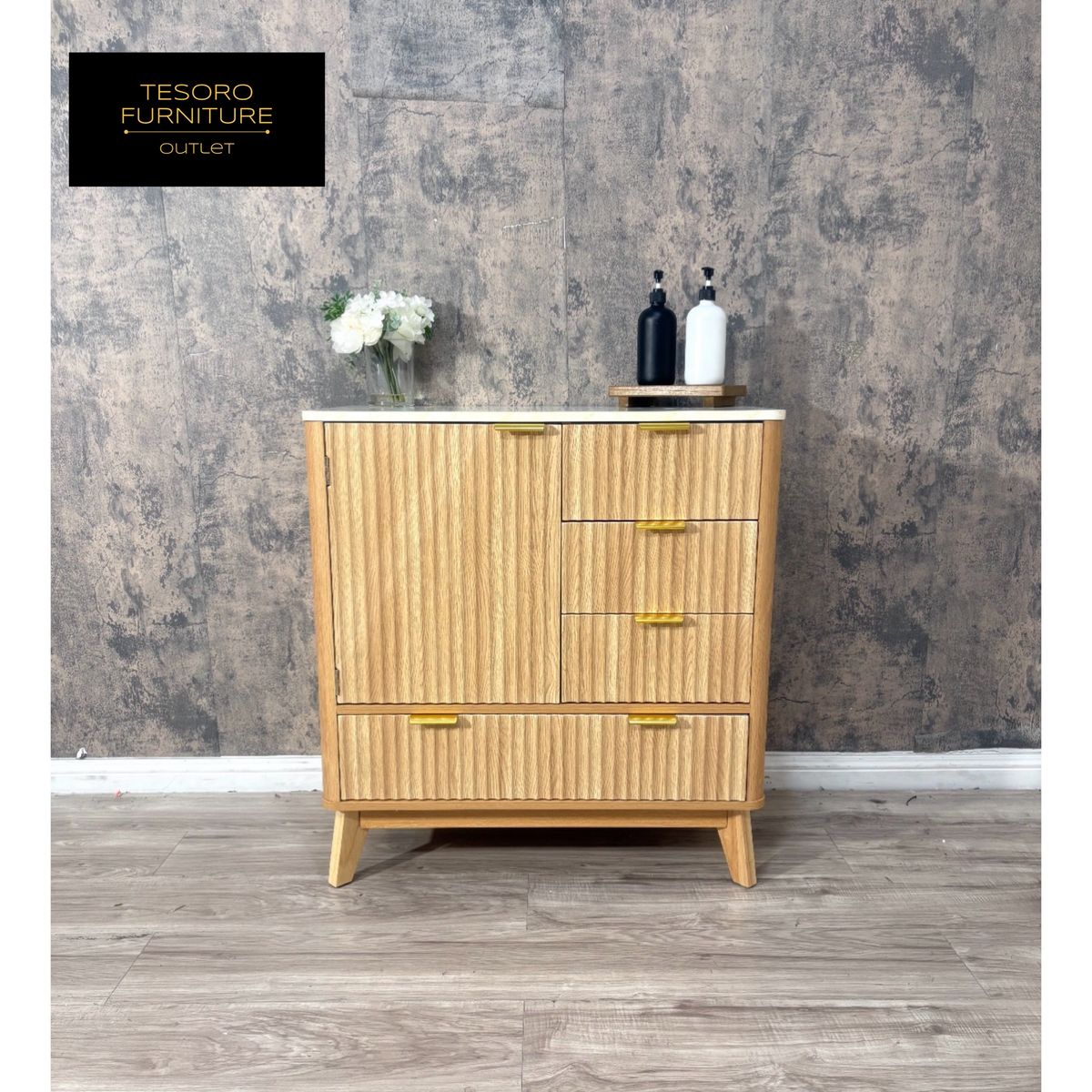 NEW FLUTED BATHROOM VANITY