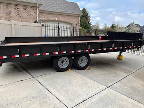 8ft x 20ft Big Bubba Heavy Duty Trailer- Equipment/Car Hauler Utility trailer