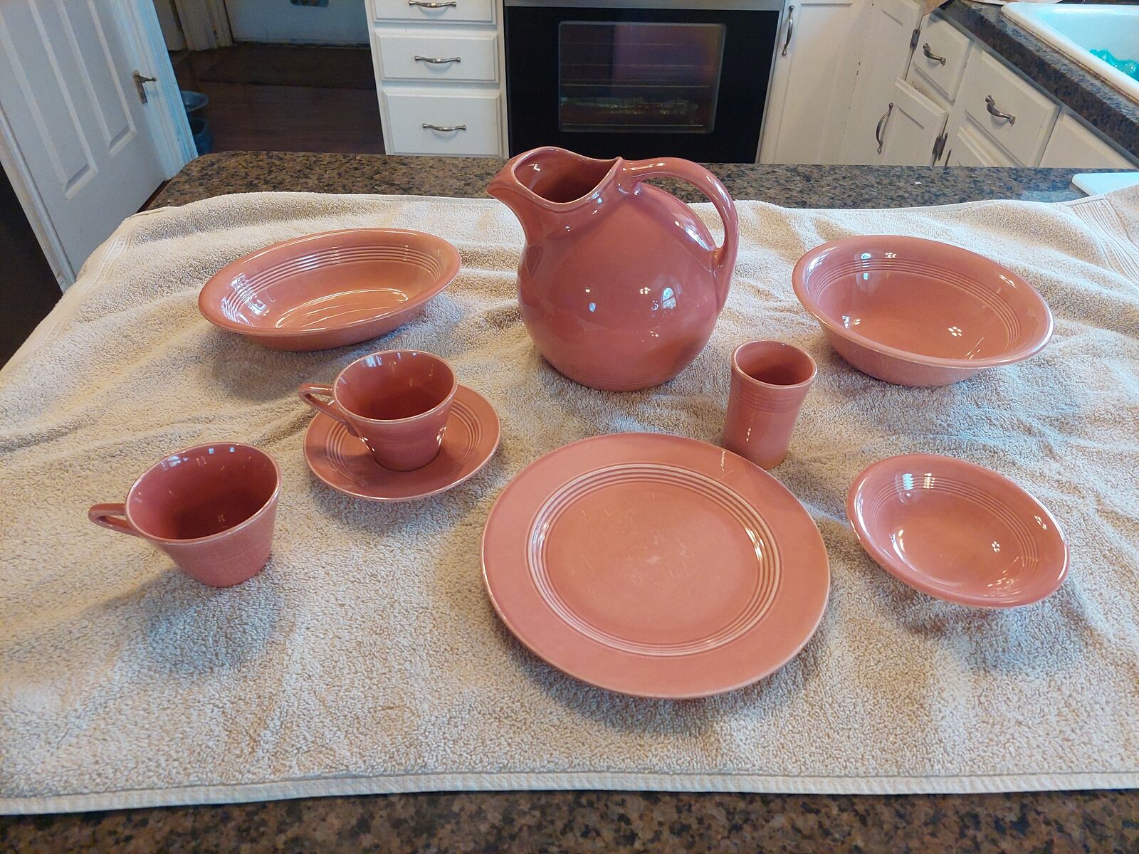 Vintage Fiestaware Harlequin Pink Rose by Homer Laughlin