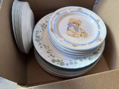 20 Tienshan and Corelle vintage Kitchen plates