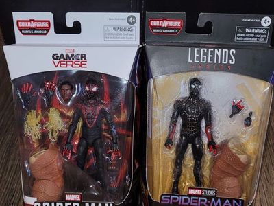 Marvel legends miles Morales Spiderman action figures