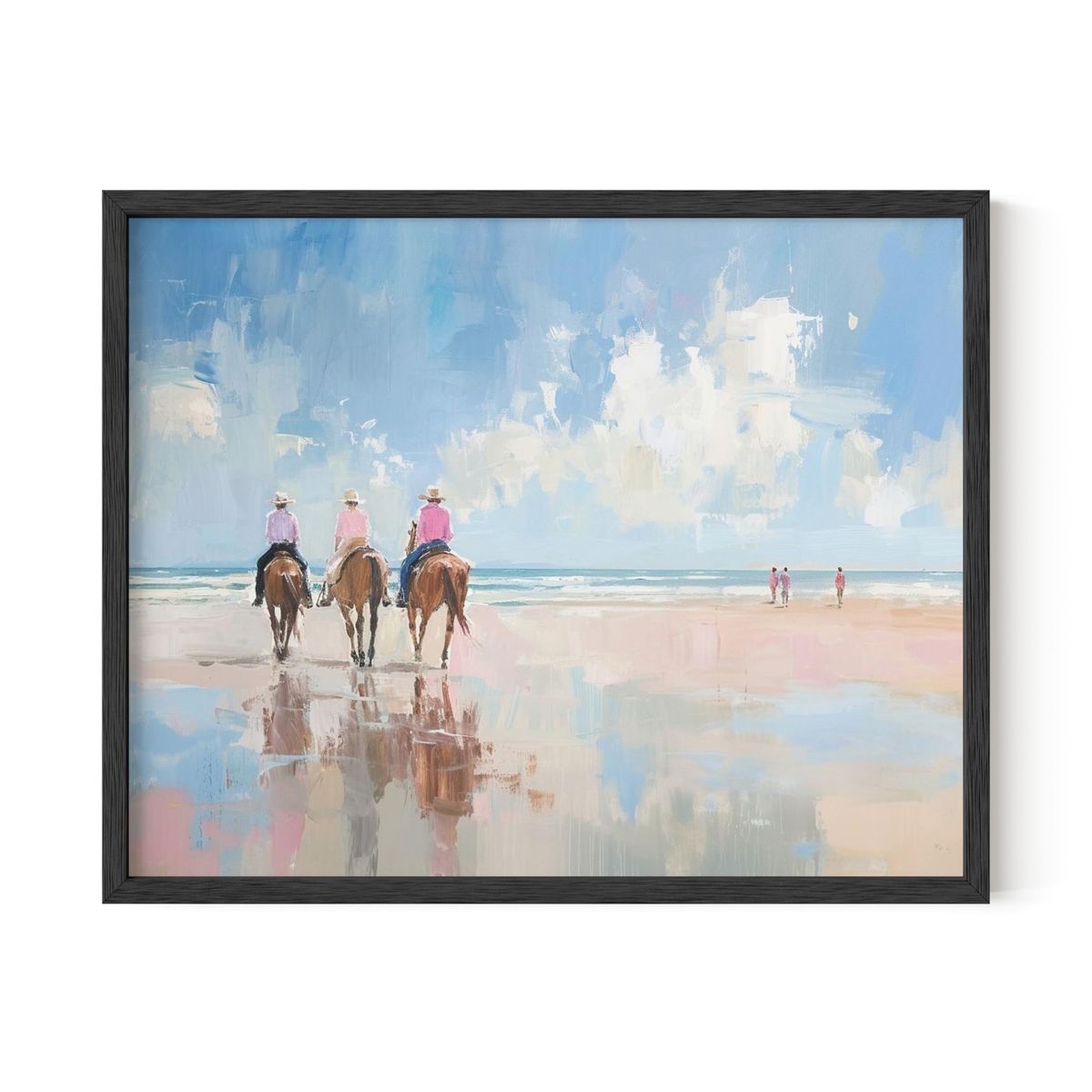 New unframed art HAUS AND HUES Coastal Cowgirl Room Decor - Retro Coastal Cowboy Decor for Dorm Room, Aesthetic Cowgirl Wall Art