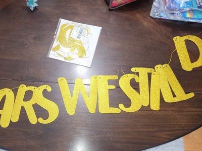 Gold Glitter After 50 years we still do!" Banner Party Decoration
