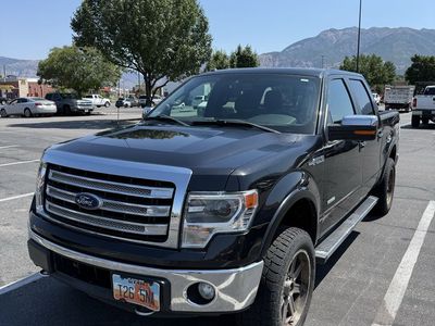 2014 Ford F-150 Lariat SuperCrew 4x4 Pickup Truck - Black