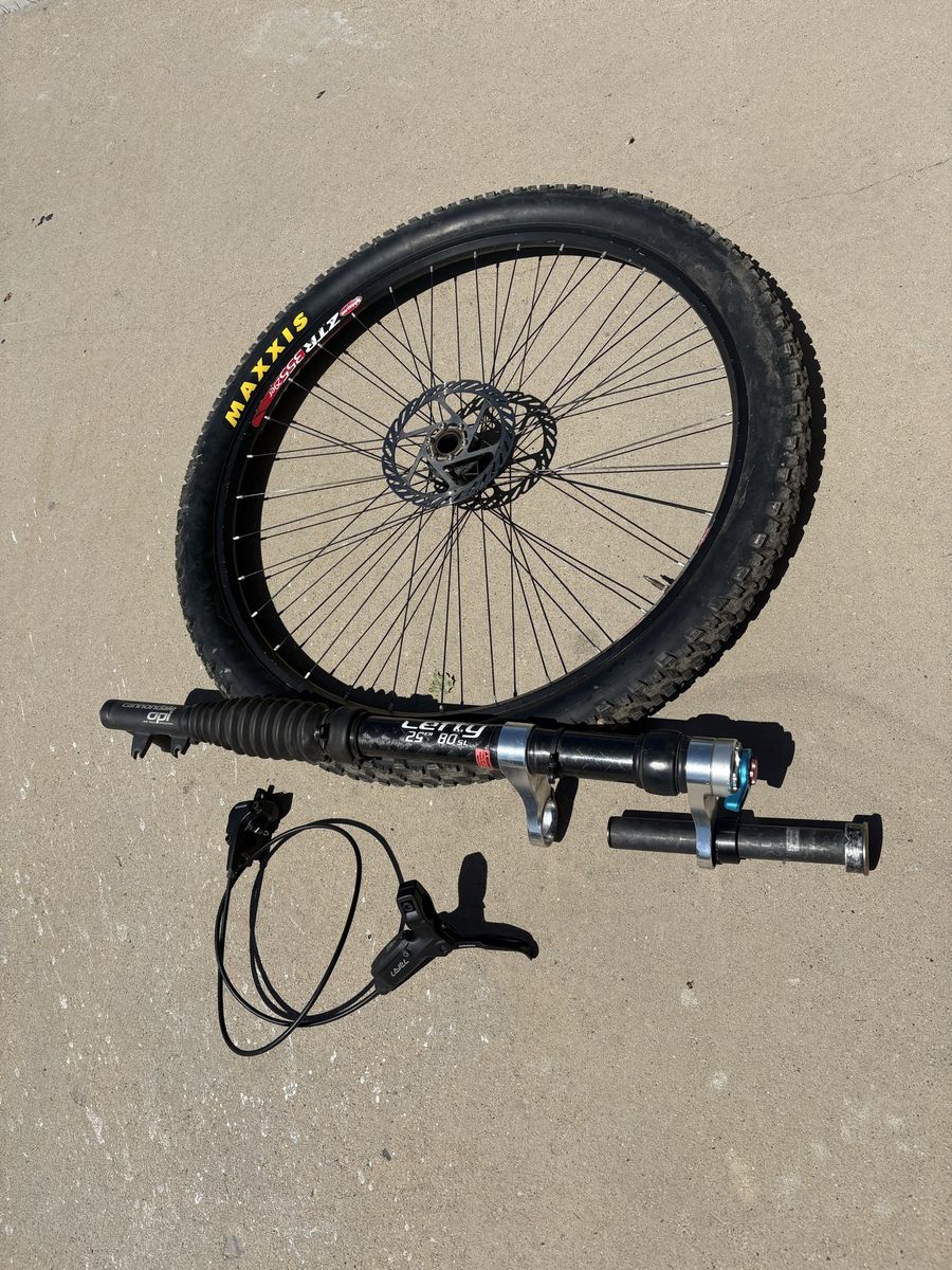 Cannondale lefty 29 SL fork and wheel with brake