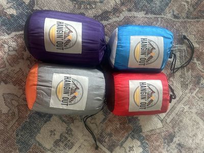 Hangin' Out Hammock - Purple, Blue, Gray, Red Portable Camping Hammocks