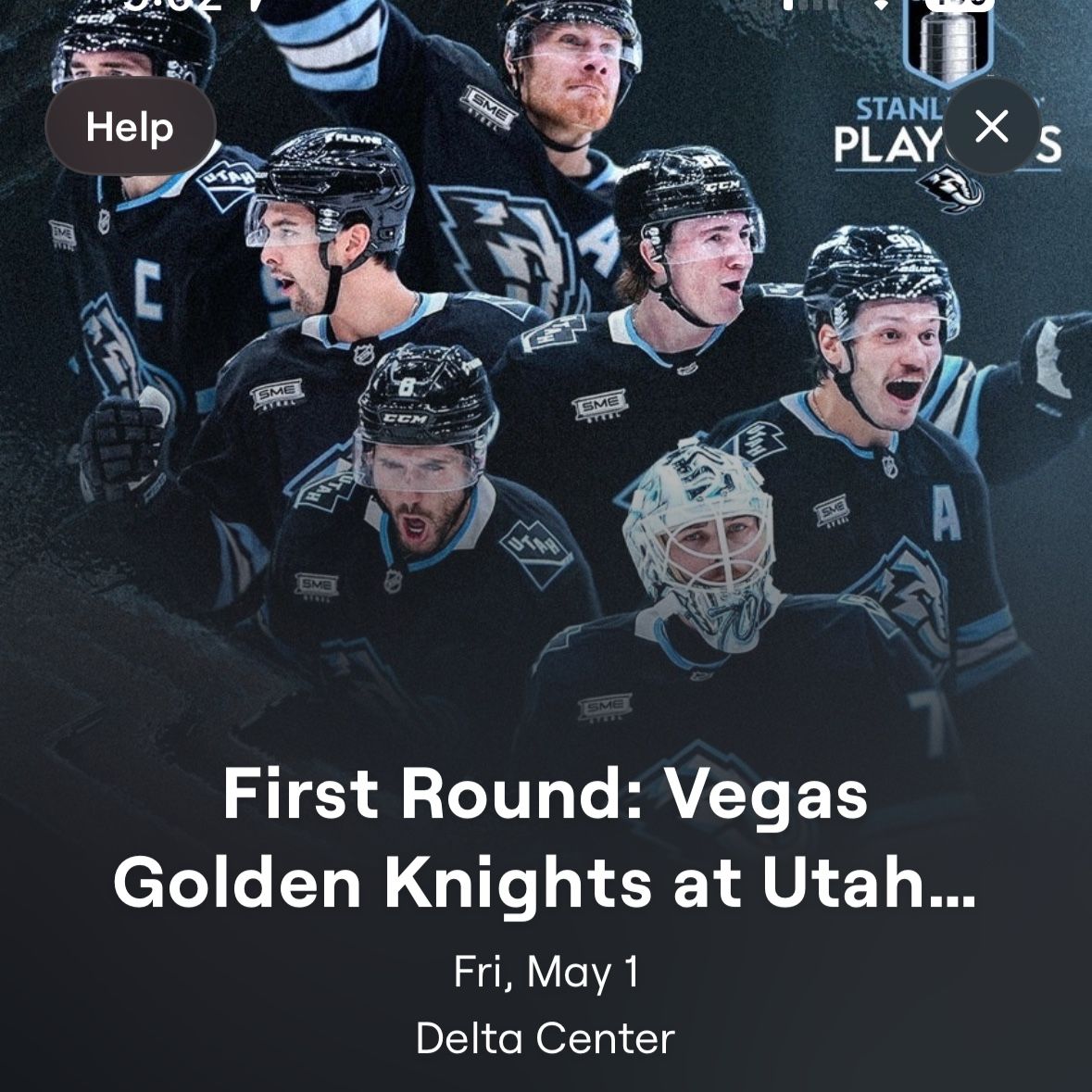 Utah Mammoth Playoff Tickets Game 6 Fri., May 1st