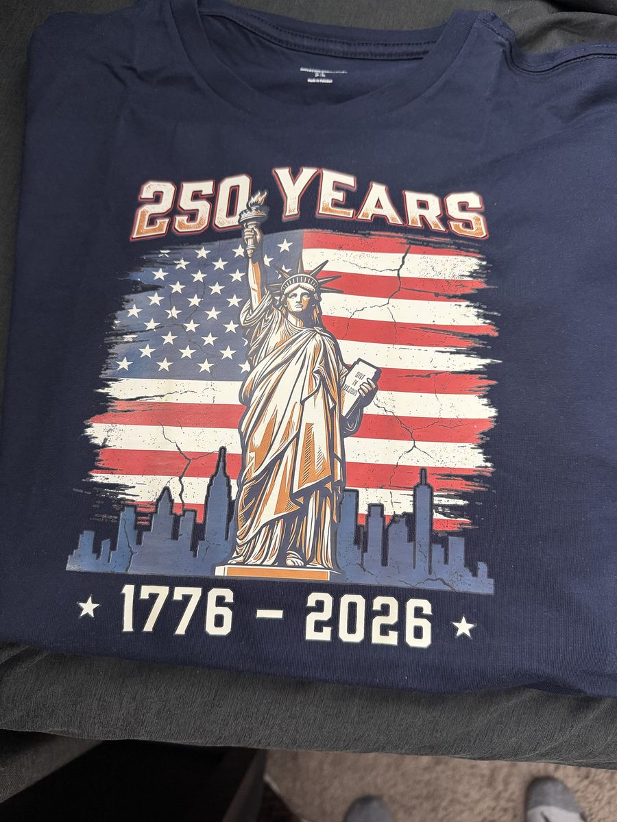 4th of July 250 year anniversary custom shirts