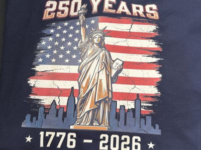 4th of July 250 year anniversary custom shirts