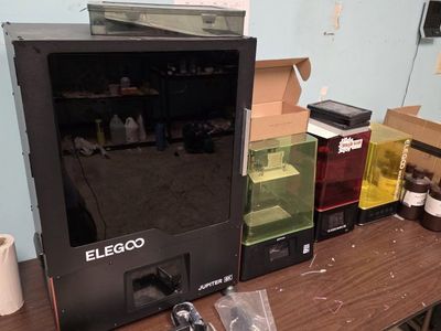 3d resin printer setup