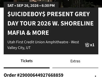 Suicide boy concert pit ticket