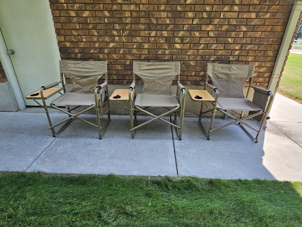 Camping Chairs with Side Table
