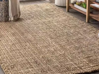 JONATHAN Y Pata Hand Woven Chunky Jute Natural Indoor Area Rug, 12x15, Bohemian, Rustic, Cottage, Easy-Cleaning for Living Room,