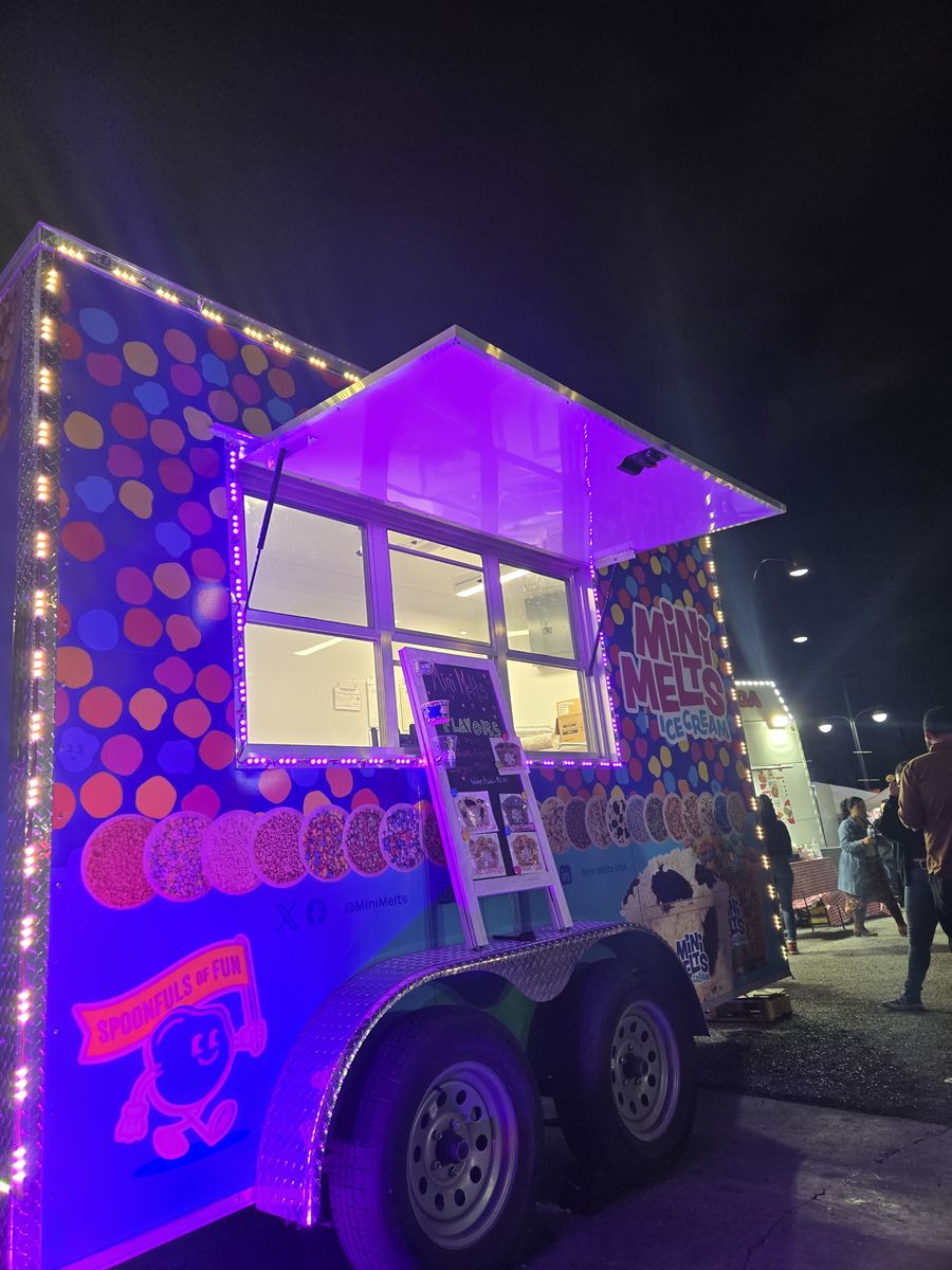 Mini melts ice cream trailer