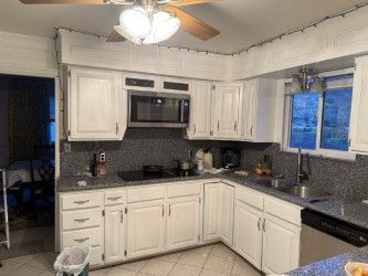 Kitchen Cabinet and Granite Counter top