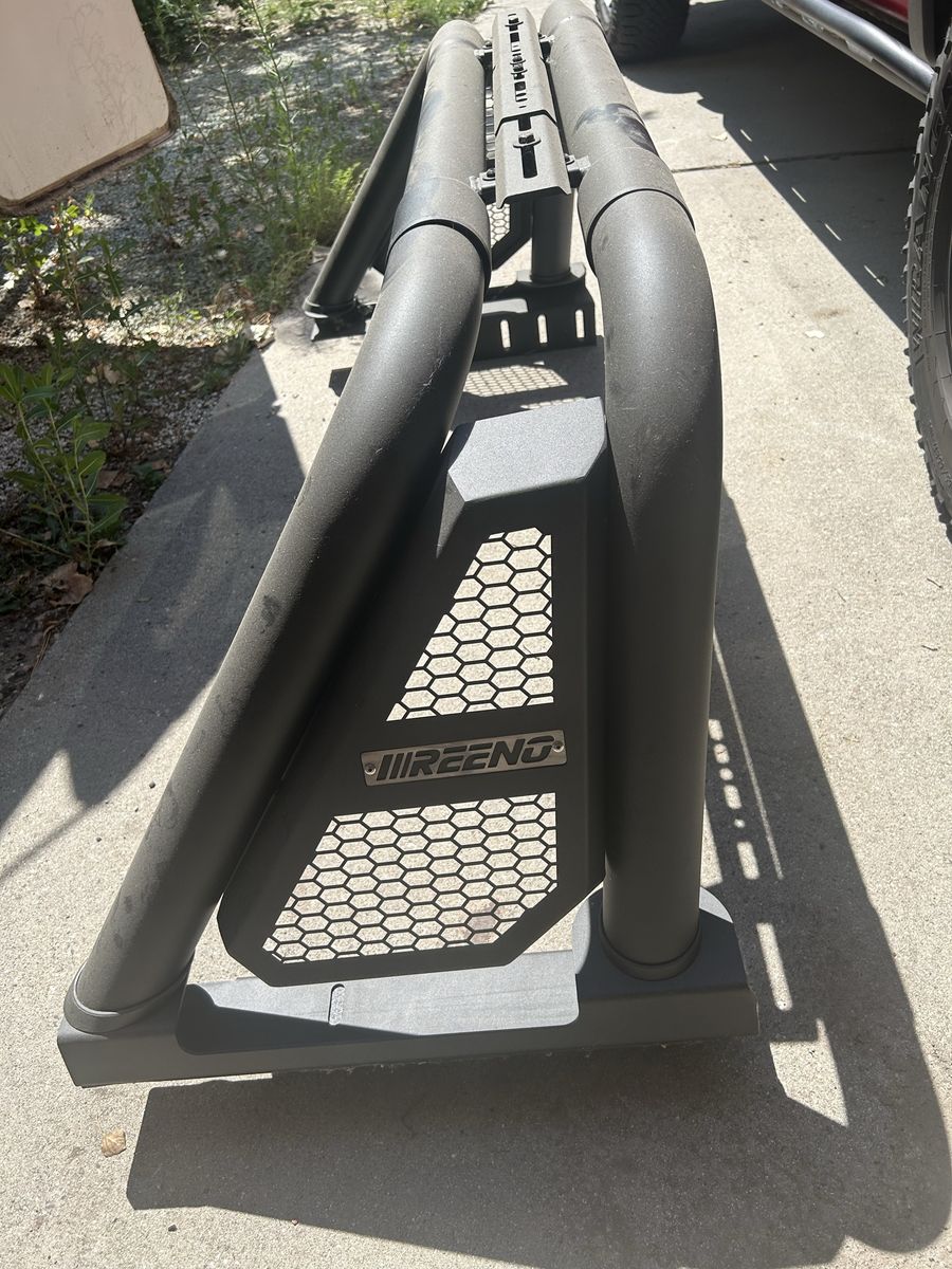 Reeno Truck Bed Roll Bar & Chase Rack for Mid-Size Pickups - Jeep, Ford, Chevy, Tacoma, GMC, Nissan