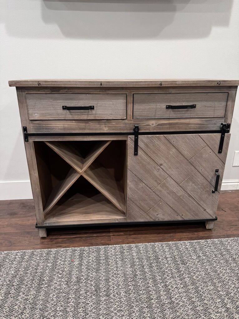 Entertainment center 40”W x 16”D x 32”H