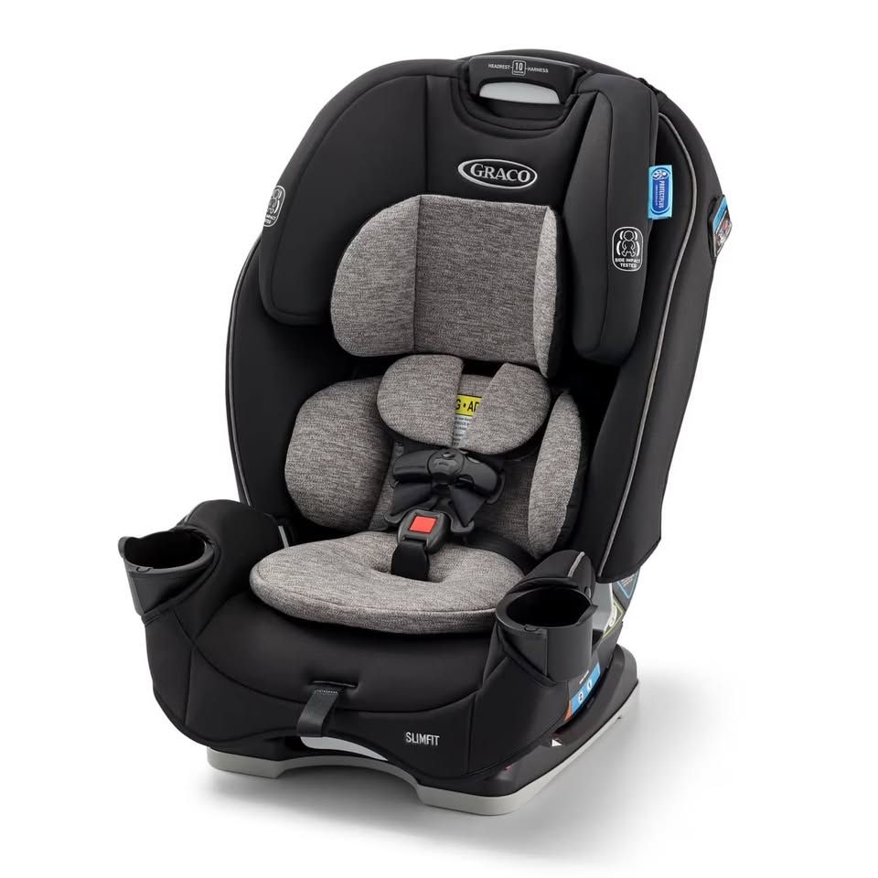 Brand New Graco SlimFit 3-in-1 Car Seat, Jarret, Black