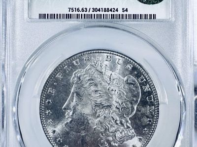 1882-S Morgan Dollar $1 CAC MS63 Uncirculated San Francisco Certified