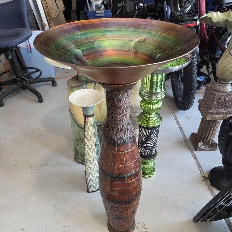 Bird baths, Beautiful original designs.$70 each
