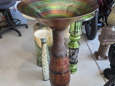 Bird baths, Beautiful original designs.$70 each