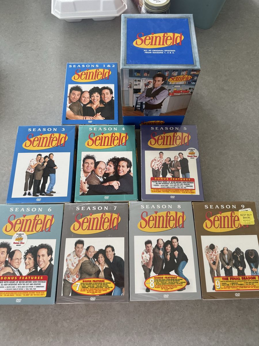 Seinfeld The Complete Series DVD Box Set Seasons 1-9 Bonus Features Collector's Edition