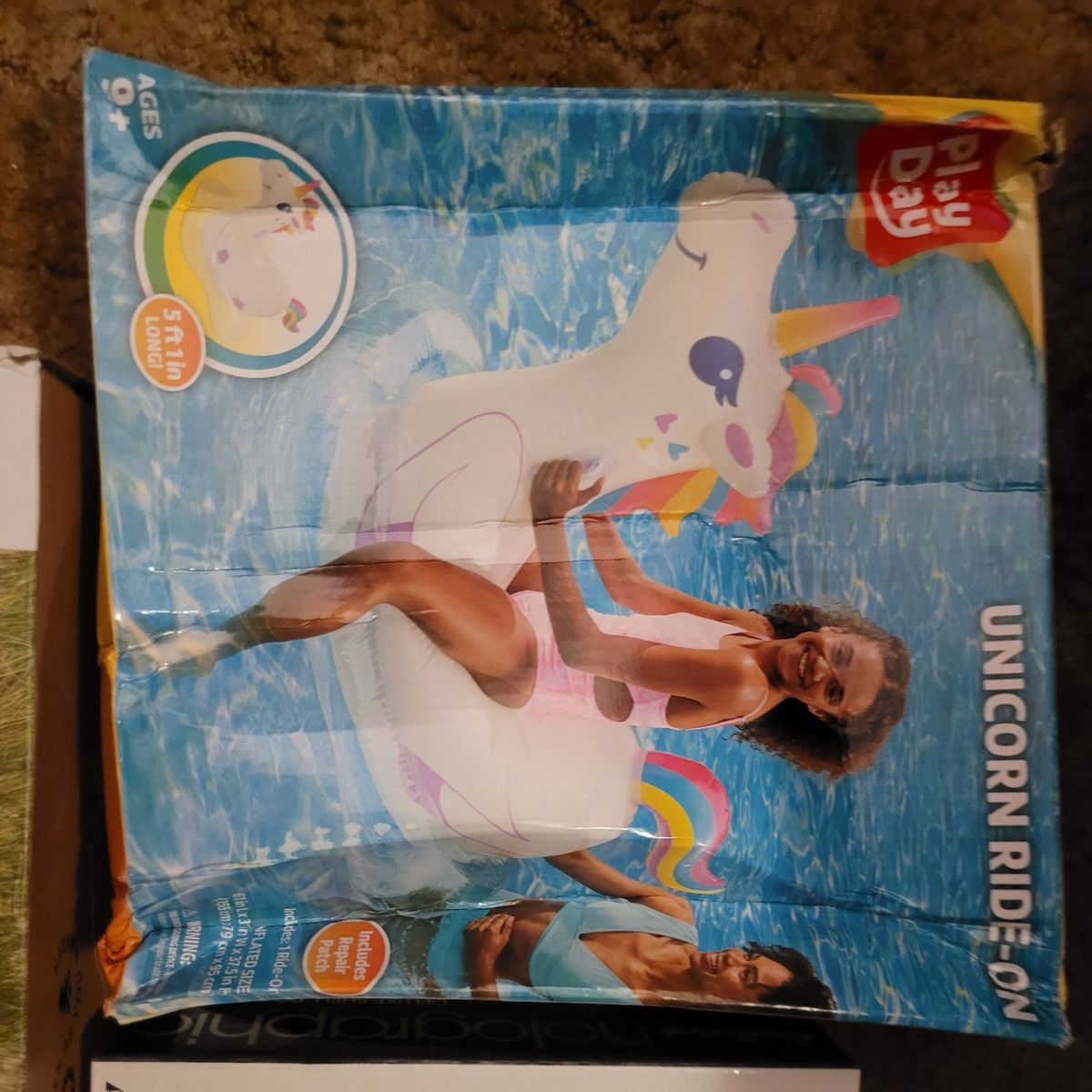 unicorn ride-on inflatable