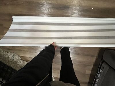 ChrisDowa Cordless Zebra Blinds 57” W x 72” H