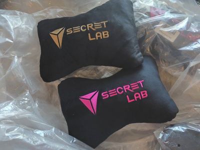 Secretlab Memory Foam Head/Neck Support Pillow with Strap Gaming Chair Cushion Black