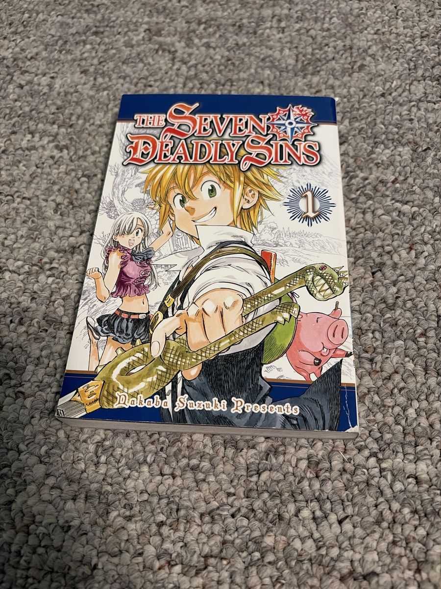 The Seven Deadly Sins Vol 1 Manga Nakaba Suzuki Kodansha Comics English Paperback
