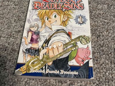 The Seven Deadly Sins Vol 1 Manga Nakaba Suzuki Kodansha Comics English Paperback