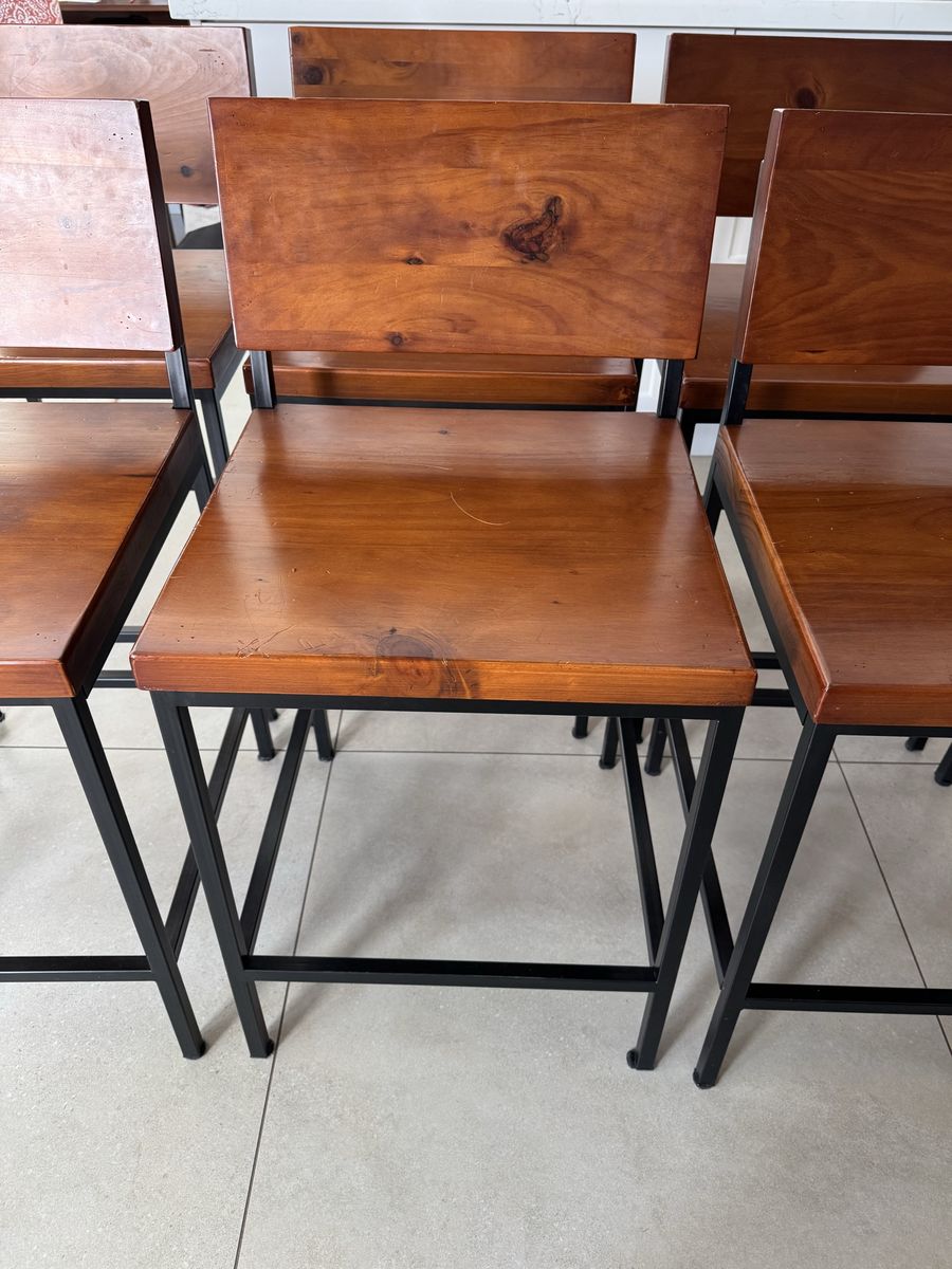 Barstools, counter height, 6 total