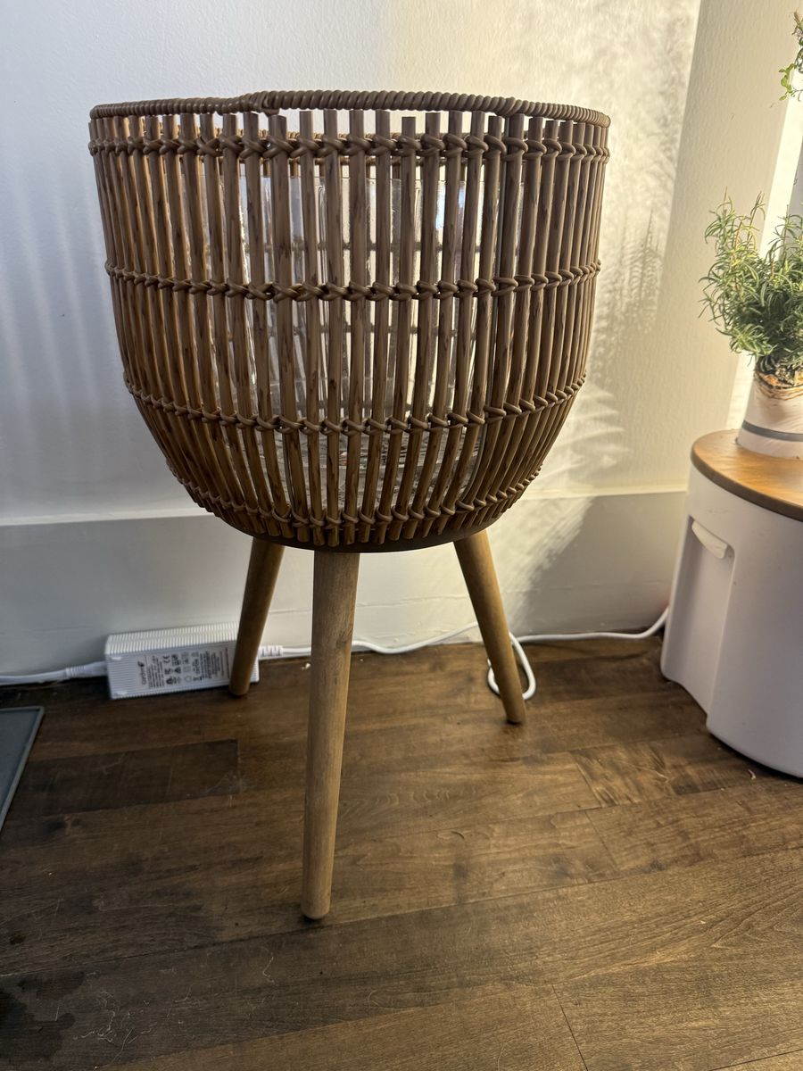 Rattan planter 