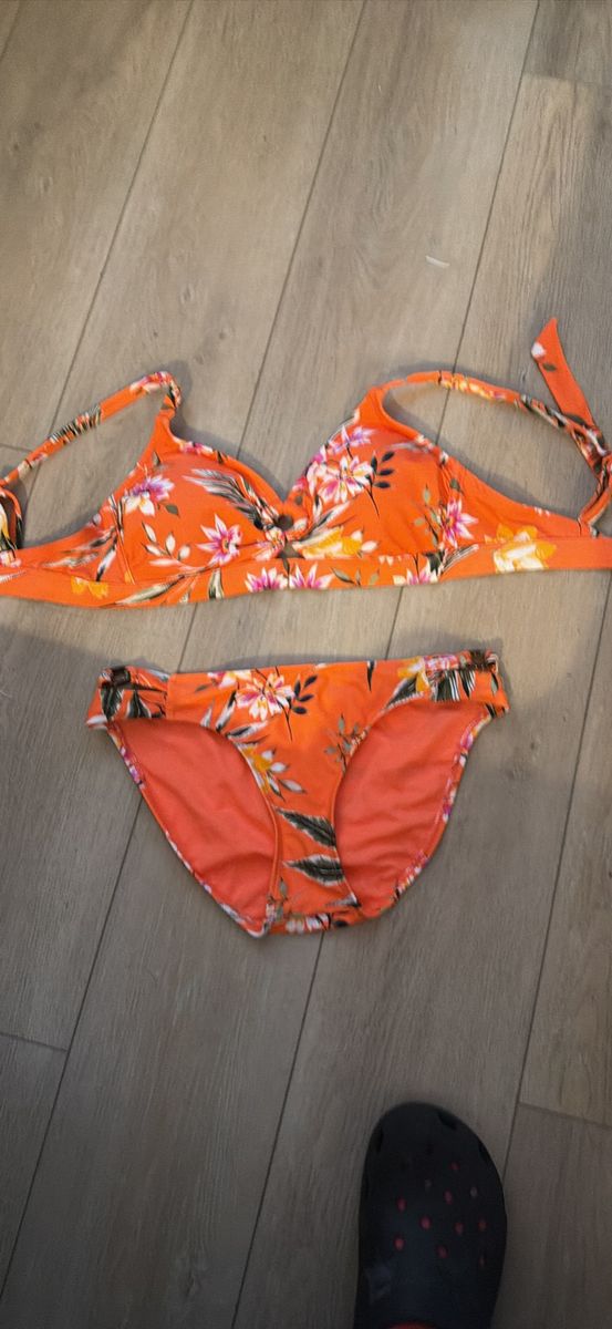 Orange Swim Suit Size M