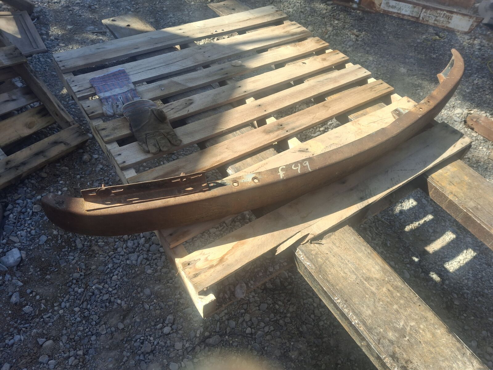 48-52 ford truck front bumper