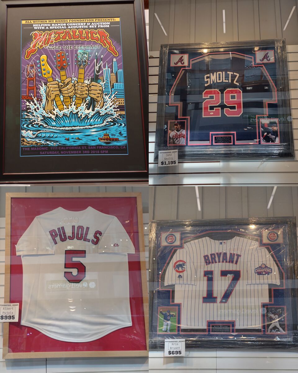 SIGNED Jerseys and Posters -