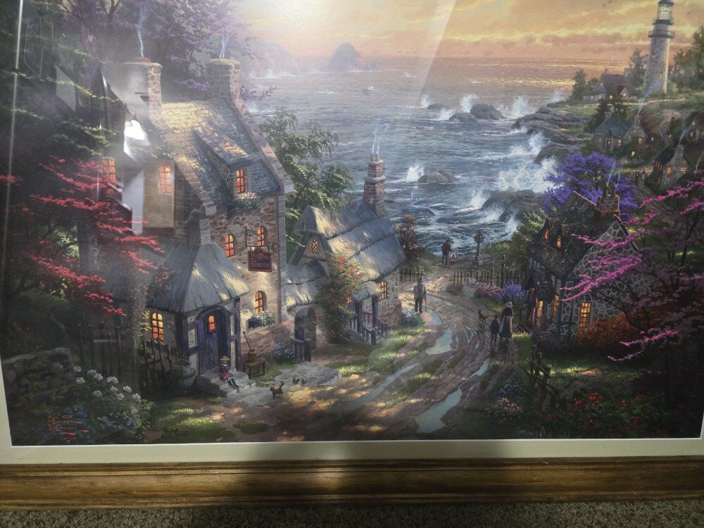 Thomas Kinkade framed painting
