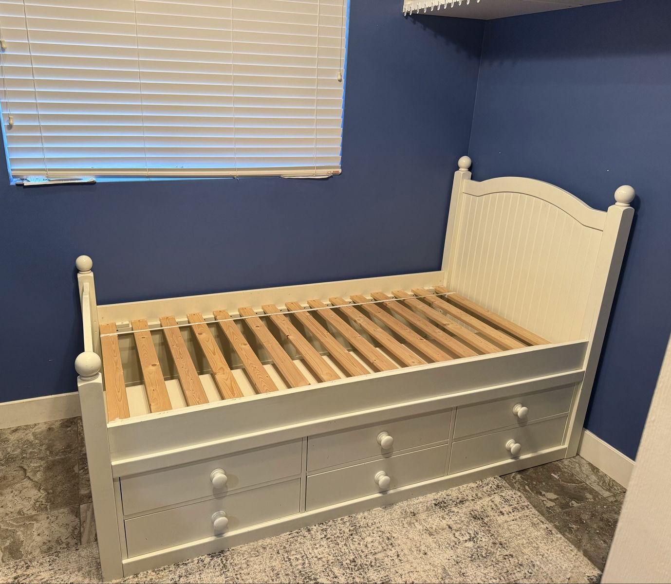 Pottery Barn Twin Bed with Storage